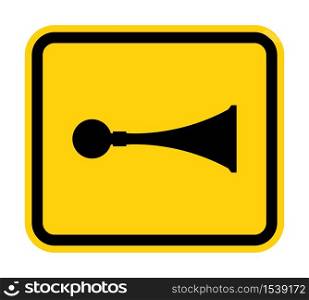 PPE Icon.Sound Horn Symbol Sign Isolate On White Background,Vector Illustration EPS.10