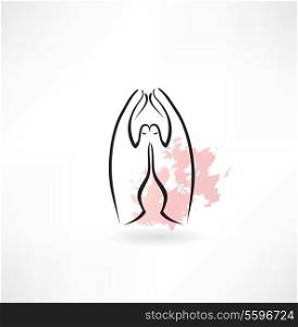 prayer hands icon