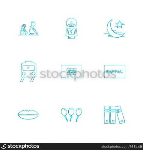 prayer , lamp , lantern , crecent , train , card , paypal , files , balloons , lips , icon, vector, design, flat, collection, style, creative, icons
