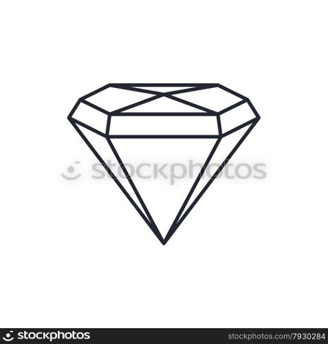 precious diamond gemstone theme vector art illustration. diamond gemstone
