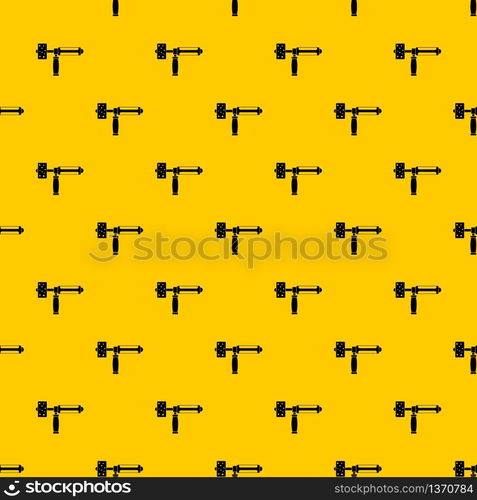 Precision grinding machine pattern seamless vector repeat geometric yellow for any design. Precision grinding machine pattern vector