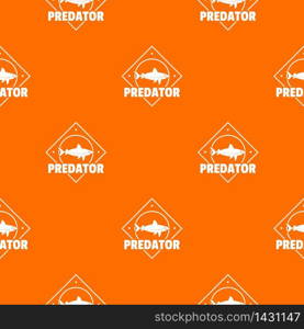 Predator ocean pattern vector orange for any web design best. Predator ocean pattern vector orange