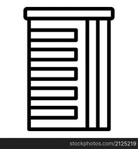 Prefab multistory icon outline vector. City building. Apartment perspective. Prefab multistory icon outline vector. City building