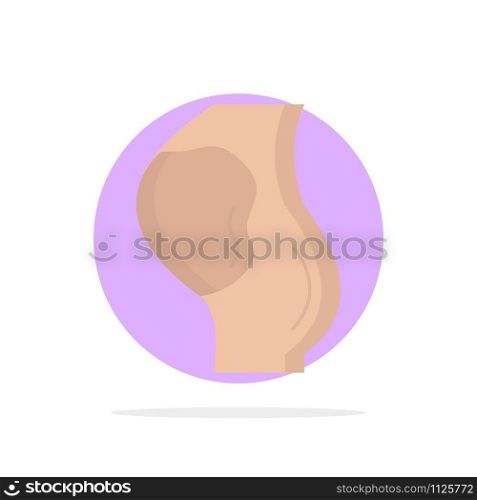 pregnancy, pregnant, baby, obstetrics, fetus Flat Color Icon Vector