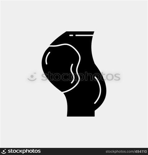 pregnancy, pregnant, baby, obstetrics, fetus Glyph Icon. Vector isolated illustration. Vector EPS10 Abstract Template background