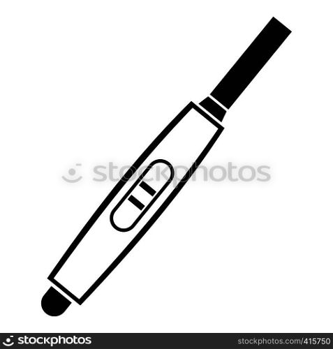 Pregnancy test with positive pregnant icon. Simple illustration of pregnancy test with positive pregnant vector icon for web. Pregnancy test with positive pregnant icon