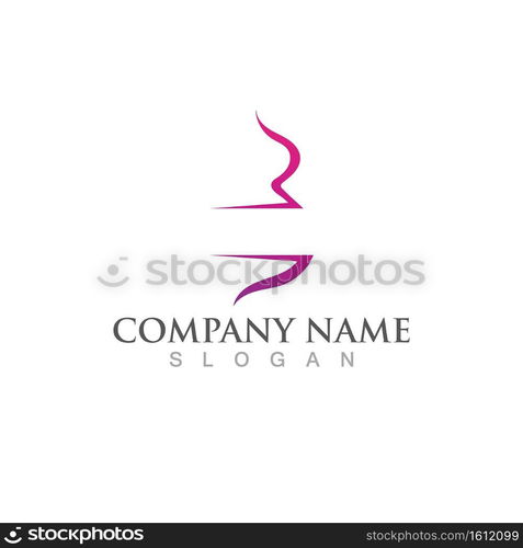 Pregnant logo template vector icon illustration design