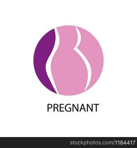 pregnant logo vector