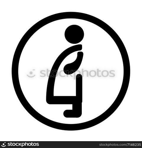 Pregnant Sign vector