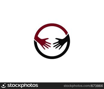 Pregnant vector icon logo template