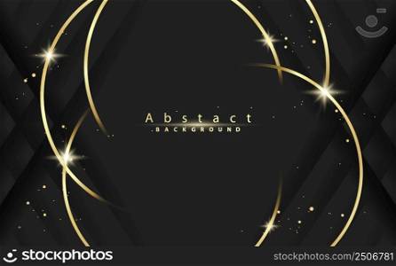 Premium background. Abstract luxury pattern. Abstract gold line texture. 