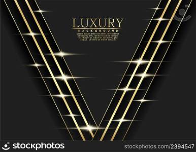 Premium background. Abstract luxury pattern. Gold stripe. Vector illustration.