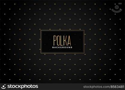 premium black and golden pilka dots background design