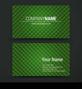 Premium business Card Set. Vector illustration. EPS10