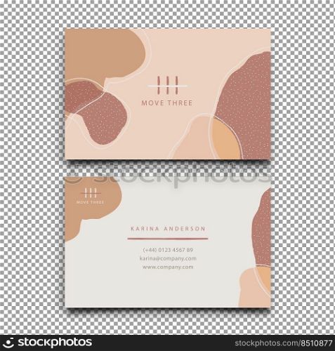 premium business card template design mockup