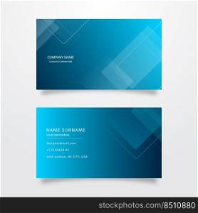 premium business card template design mockup