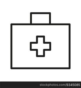 Premium first aid kit icon or logo in li≠sty≤. Vector illustration. Stock ima≥. EPS 10.. Premium first aid kit icon or logo in li≠sty≤. Vector illustration. Stock ima≥.