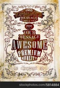 Premium Quality, Guarantee typography design can be used for invitation, congratulation or website