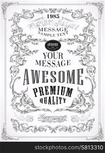 Premium Quality, Guarantee typography design Vector ?an be used for invitation, congratulation or website