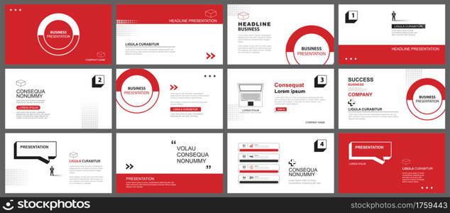 Presentation and slide layout background. Design red and black geometric template. Use for business keynote, presentation, slide, marketing, leaflet, advertising, template, modern style.