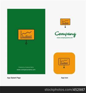 Presentation Company Logo App Icon and Splash Page Design. Creative Business App Design Elements