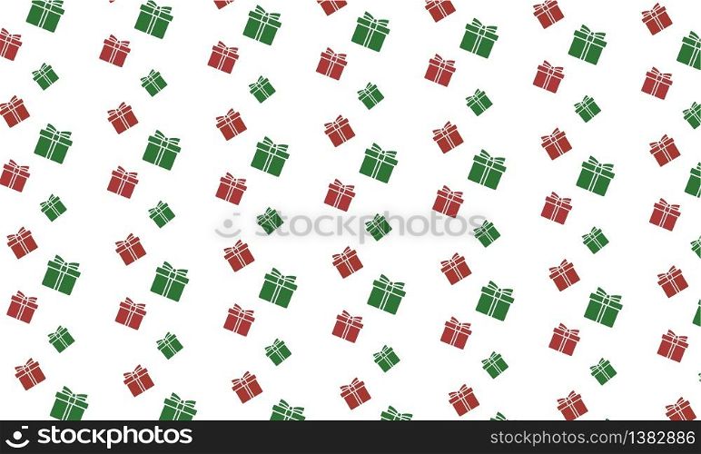 Presents for Christmas icon set background on red and green colors in white isolated background. Vector EPS 10. Presents for Christmas icon set background on red and green colors in white isolated background. Vector EPS 10.