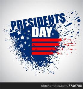 Presidents Day Vector Background. USA Patriotic illustration. Presidents Day Vector Background