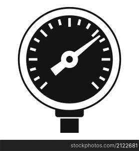 Pressure manometer icon simple vector. Gas meter. Air gauge. Pressure manometer icon simple vector. Gas meter