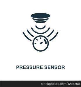 Pressure Sensor icon. Monochrome style design from sensors collection. UX and UI. Pixel perfect pressure sensor icon. For web design, apps, software, printing usage.. Pressure Sensor icon. Monochrome style design from sensors icon collection. UI and UX. Pixel perfect pressure sensor icon. For web design, apps, software, print usage.