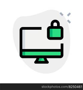 Preventing unwanted access with desktop lock feature.