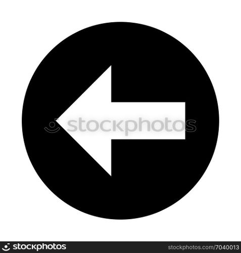 previous button, icon on isolated background
