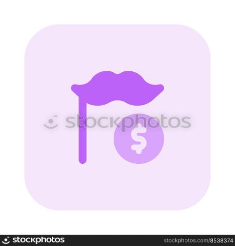 Price of a fake Dandy mustache style item