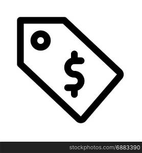 price tag, icon on isolated background
