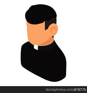 Priest icon. Isometric illustration of priest vector icon for web. Priest icon, isometric 3d style