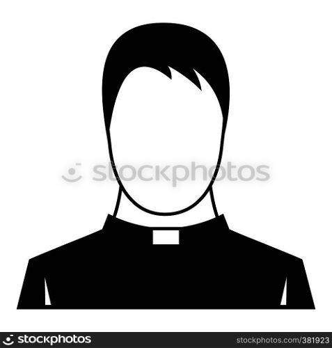 Priest icon. Simple illustration of priest vector icon for web. Priest icon, simple style