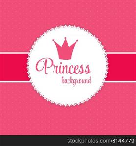Princess Crown Background Vector Illustration. EPS10. Princess Crown Background Vector Illustration.