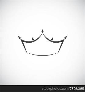 Princess Crown Icon. Vector Illustration. EPS10. Princess Crown Icon. Vector Illustration.