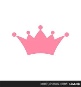 Princess crown icon vector isolated on white background