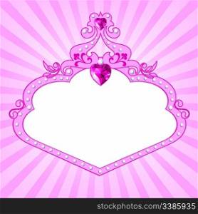 Princess pink frame