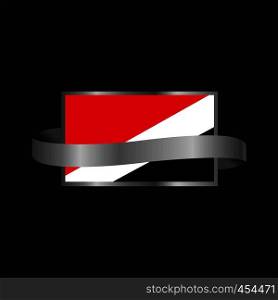 Principality of Sealand flag Ribbon banner design