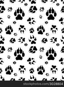 print of dogs paws