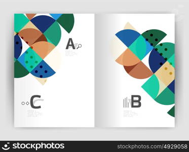 Print template modern elegant background triangle annual report. Print template modern elegant background triangle annual report. Vector design for workflow layout, diagram, number options or web design