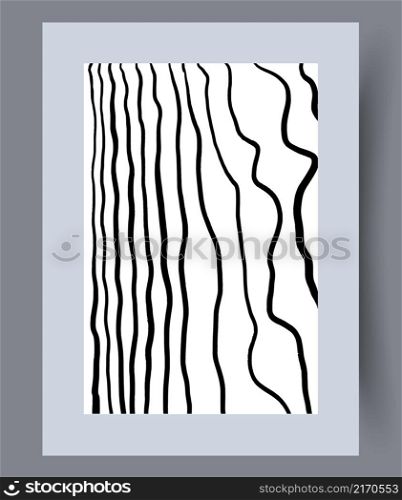 Printable wall art vector poste. Hand drawn minimalism design for scandinavian interior.. Printable wall art vector poste