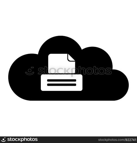 Printer and cloud