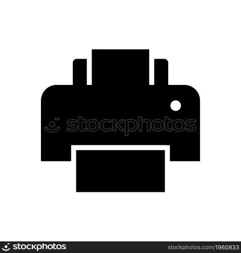Printer flat icon