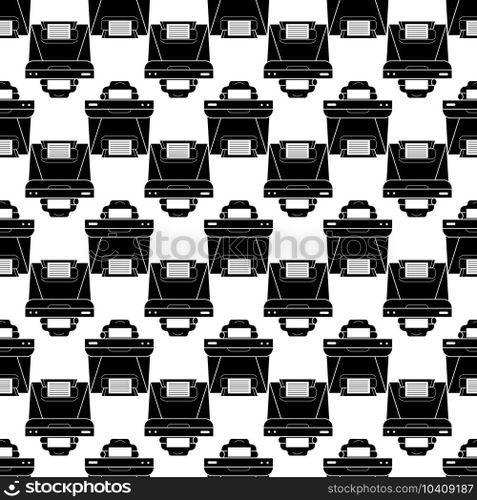 Printer front view pattern seamless background texture repeat wallpaper geometric vector. Printer front view pattern seamless vector