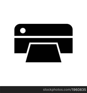 Printer icon flat design