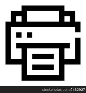 Printer icon. Internet technology concept. Icon in line style