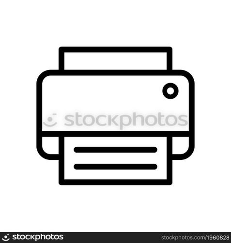 Printer icon vector design