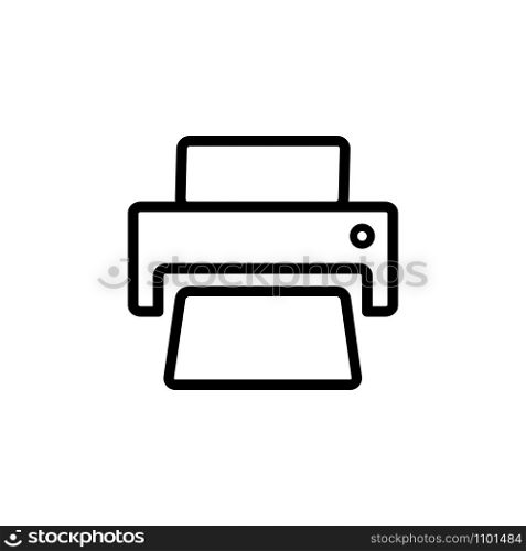 printer icon vector design template